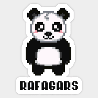 pixel panda Sticker